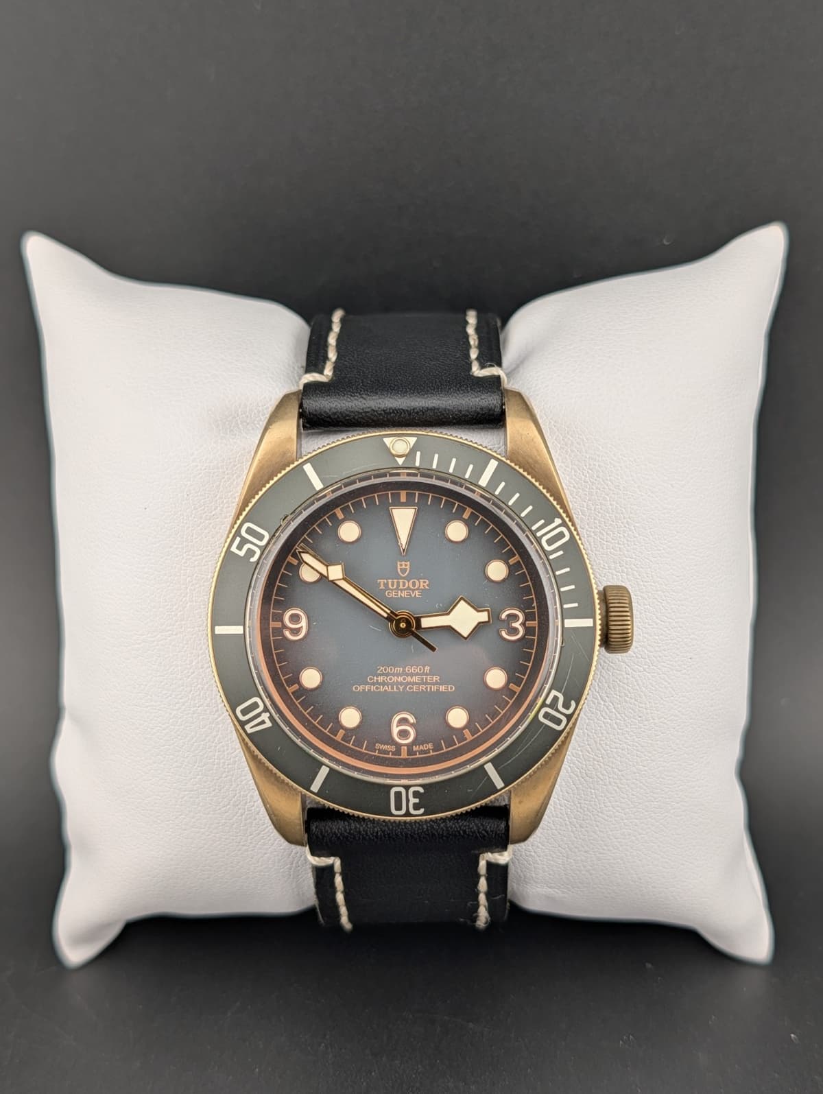 TUDOR HERITAGE BLACK BAY  43mm Bronze 79250BA. Box & Paper.