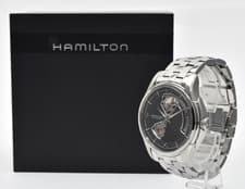 【Near MINT / Box】 Hamilton Jazzmaster H325651 Open Heart Men's AT Watch JAPAN