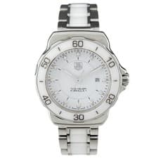 TAG HEUER Formula 1 WAH1315 Women's Wristwatch Diamonds Ceramic Quartz Date Auth