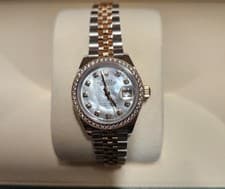 Rolex Datejust 28mm Diamond Bezel MOP Dial TT Jubilee 279381RBR Box & Papers '24