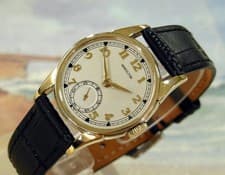 1944 Vintage HAMILTON ENDICOTT, Stunning SILVER Dial, Serviced, 1 Year warranty