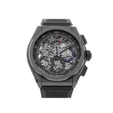 Zenith Defy El Primero Ceramic Auto 44mm Rubber Strap 21 49.9000.9004/78.R582