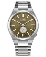 Citizen TSUYOSA Small Second Automatic Green Dial Mens Watch Model NK5010-51X