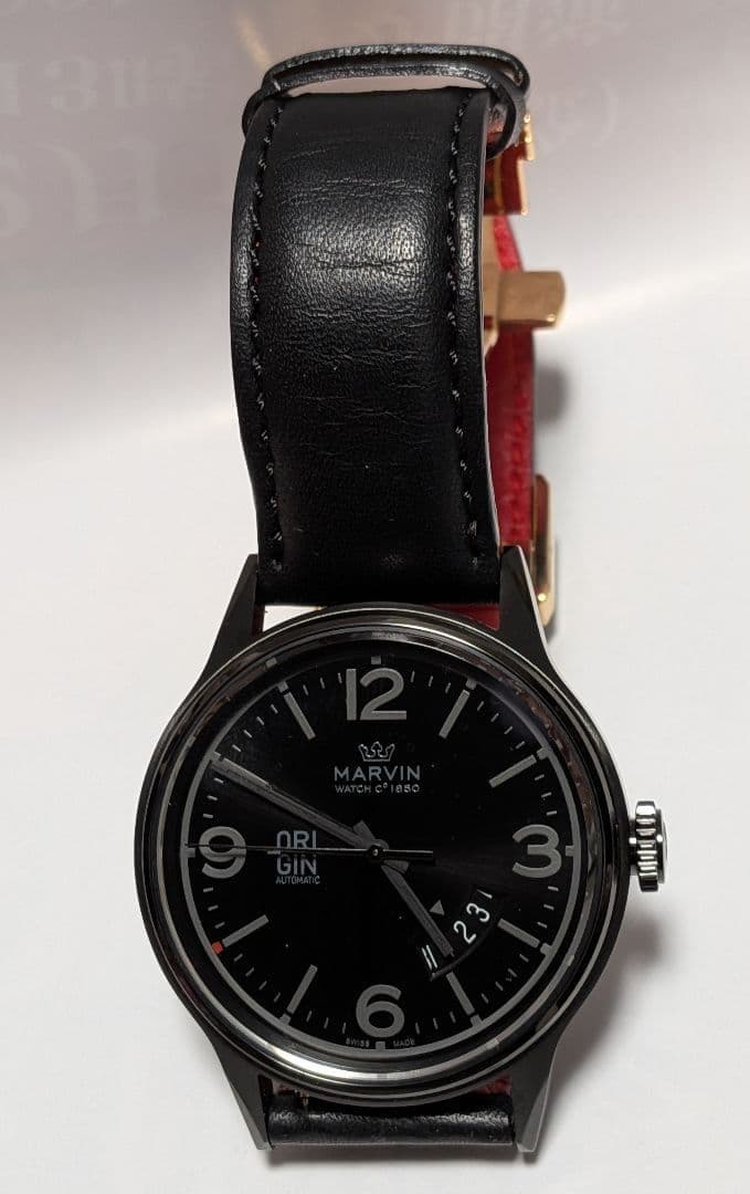 Marvin Automatic Watch 43mm Men’s Mechanical Sports Watch New