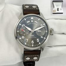 2021 IWC Big Pilot IW502702 Annual Calendar Spitfire 46MM Grey Ss Box Papers