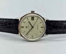 VINTAGE 1968 OMEGA SEAMASTER WHITE DIAL DATE CAL:565 AUTO MAN'S WATCH / S028