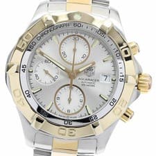 TAG HEUER CAF2120 Aquaracer Date Chronograph Automatic Men s 913286 Used from JA
