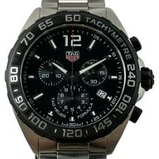 TAG HEUER Formula 1 Chronograph CAZ1010 Black Stainless Steel Quartz #OK1469