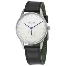 Nomos Orion 38 White Dial Stainless Steel Men's Watch 384