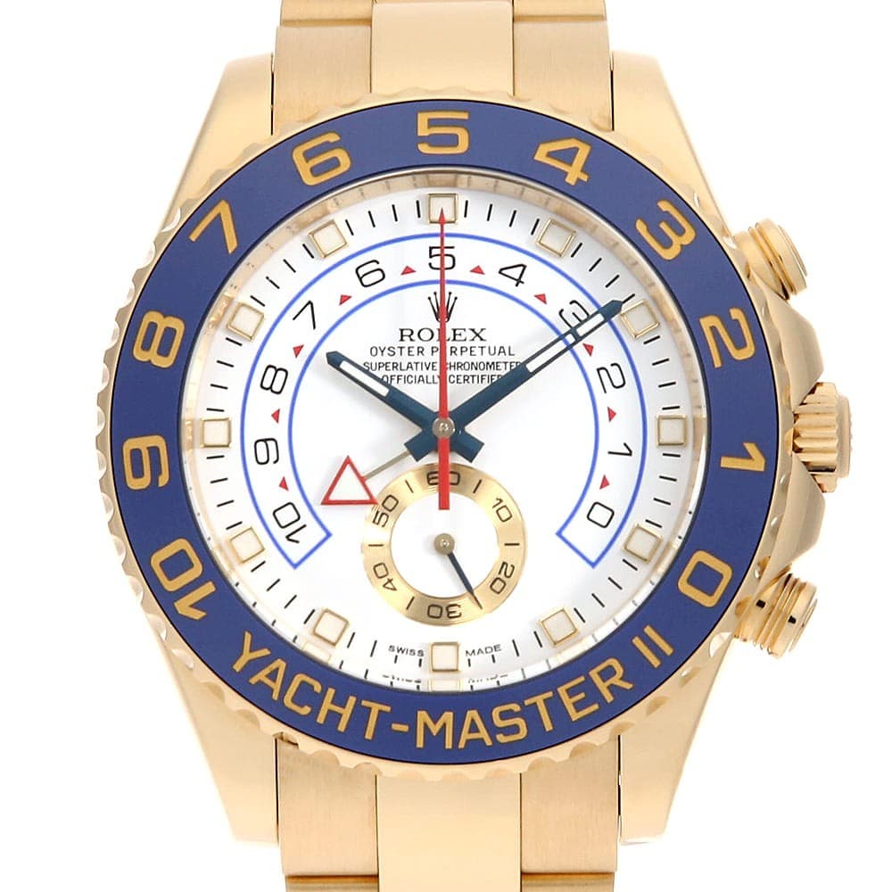 ROLEX Yacht Master II 116688 white Random Number second hand mens