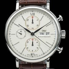 2021 IWC Portofino Chronograph White IW391027 42mm Full Set