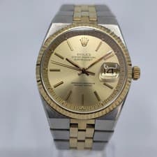 Very Rare Rolex 1630 " Rare Bird" 14k Gold Steel Datejust Automatic