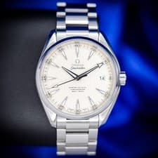 Omega Seamaster Aqua Terra 231.10.42.21.02.003 41.5mm Steel Silver Dial B&P
