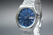 Vintage 1975 [Near MINT] SEIKO LORD MATIC 5606-8100 AT Kanji Men's Watch JAPAN