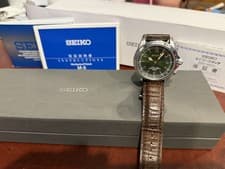 Seiko Alpinist Sarb017  Automatic Green Dial  Men's Watch 200m Luminous Date