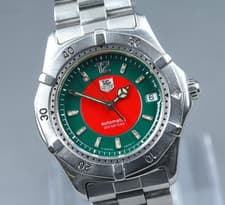 TAG Heuer WK2112 Professional 200M Auto Limited 321/500 Green Red Dial