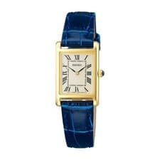 Seiko Selection SSEH004 Nano Universe Collab Womens Watch Square Navy Gold