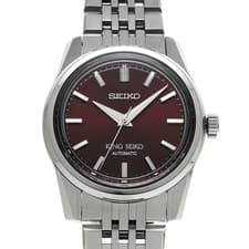 SEIKO King SEIKO Mechanical SDKS009 Burgundy Men's Watch SEIKO Watch Luxury Watc