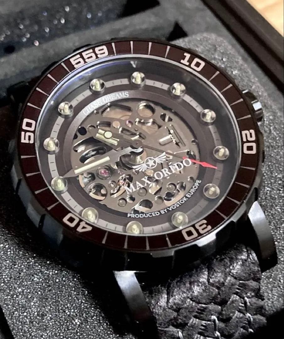 Rare Excellent condition VOSTOK EUROPE Limited Edition Automatic MAX Orido Colla