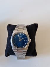 Tissot PRX Blue Dial Quartz Watch 40mm Stainless Steel Bracelet Boxed