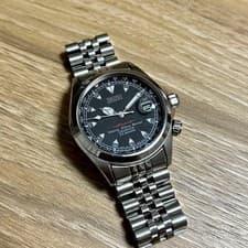 Seiko Alpinist SCVF005 4S15-6000 Automatic Diving Watch Black Dial Used