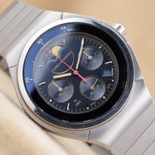Porsche Design by IWC Titanium Chronograph Moonphase Blue Dial 3742 IW374201