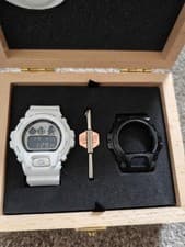 G Shock Dw 6900  Alvarae White Carbon Rare Limited Edition Boxed