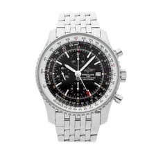 Breitling Navitimer World Steel Auto 46mm Bracelet Watch A2432212/B726