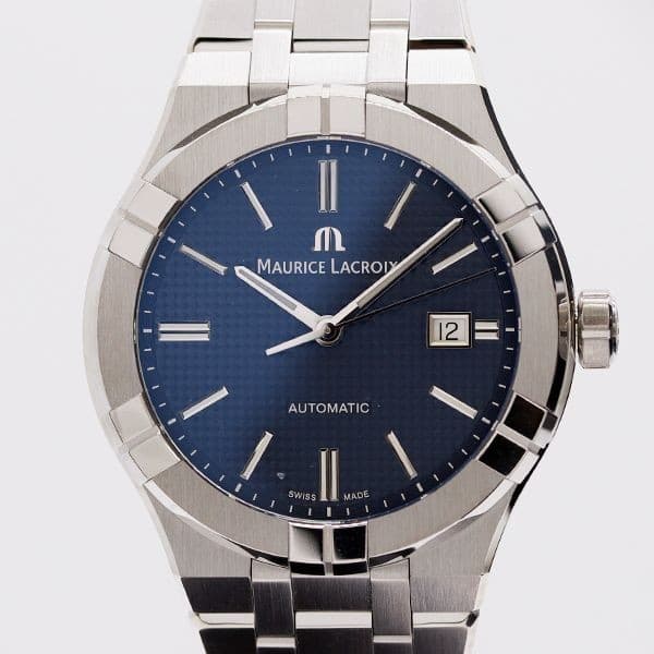 Maurice Lacroix AI6008-SS002-630-1 AT Automatic Blue Dial Mens Watch