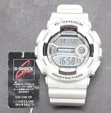 Casio G-Shock GD-110-7JF White Digital Watch