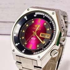 Orient SK Crystal Automatic Wristwatch Vintage 21J Original Rare Collector