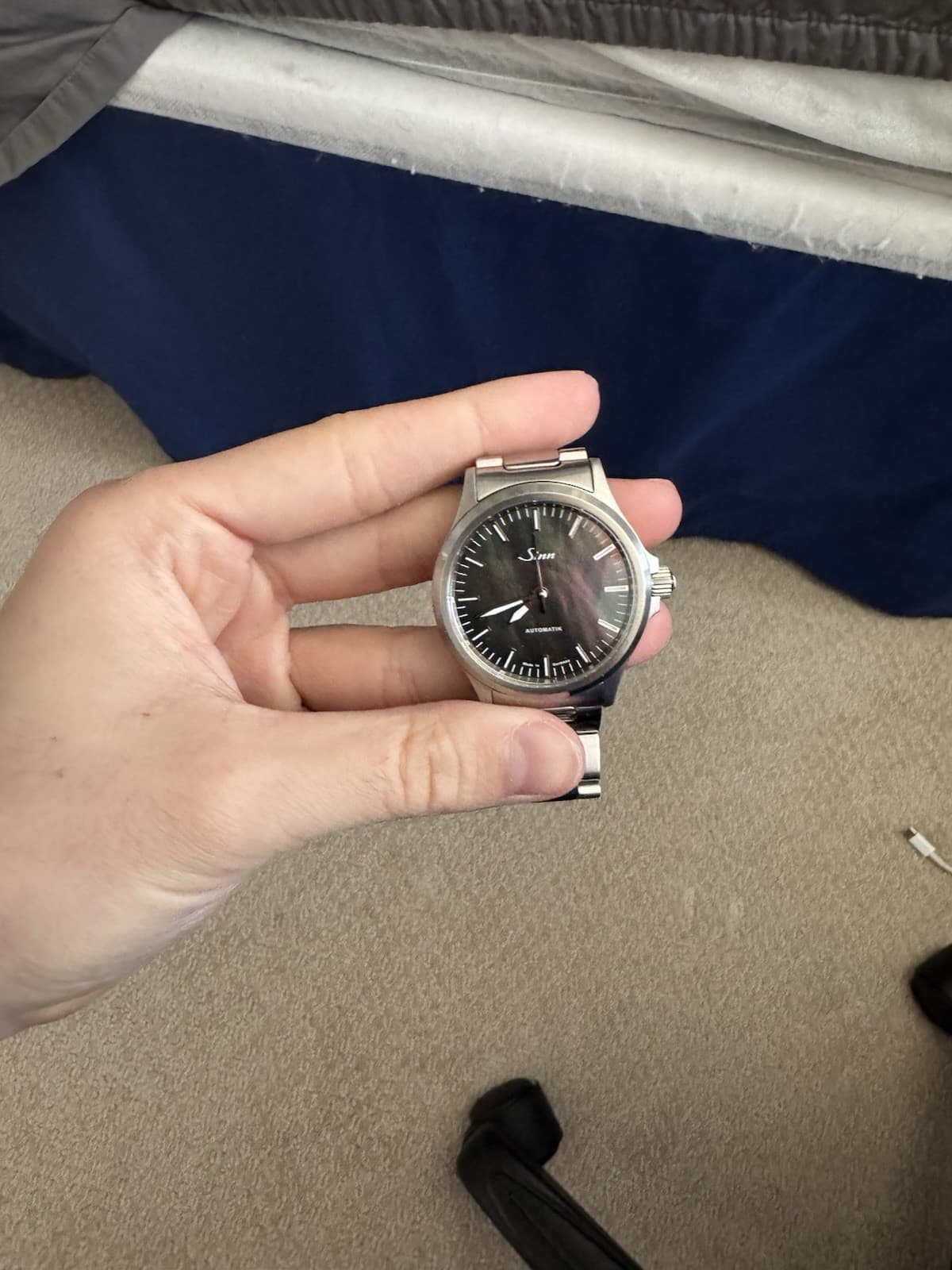 2023 Sinn 556 I Mother of Pearl (Perlmutt) on H-Link Bracelet!!