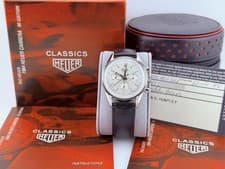 TAG Heuer Carrera 1964 Re-Edition CS3110.BC0726 36mm Silver Dial Steel Box Paper