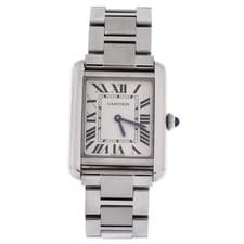 Cartier Tank Solo Quartz Watch Stainless Steel 24