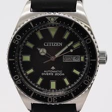 Citizen 8204-ASK1201 Automatic Working Black Dial Mens Watch Dress Authentic