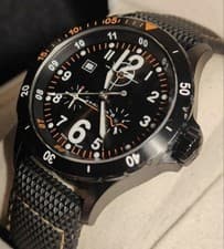 Hamilton Khaki AIR CHRONO Quartz 40mm Pilot Watch Used