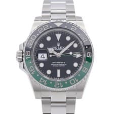 ROLEX 126720VTNR Automatic GMT Master II Left-Handed Wrist watch Black/Green