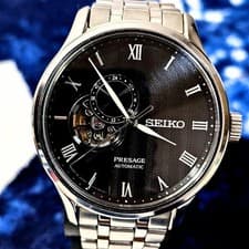 SEIKO Presage Automatic Black SARY093 Excellent Condition