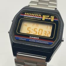 Casio F-87 Honda F-1 Collaboration Digital Watch, Vintage Japan
