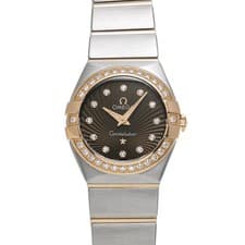 OMEGA Constellation 123.25.24.60.63.001 Brown/diamond WATCH 722105