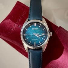 Citizen Collection NB1060-12L Silver Leaf Lacquer Automatic New Set Men's Watch