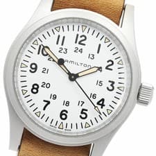 Hamilton Khaki Field Mechanical Hand-Wound Men's Watch Very Good From Japan