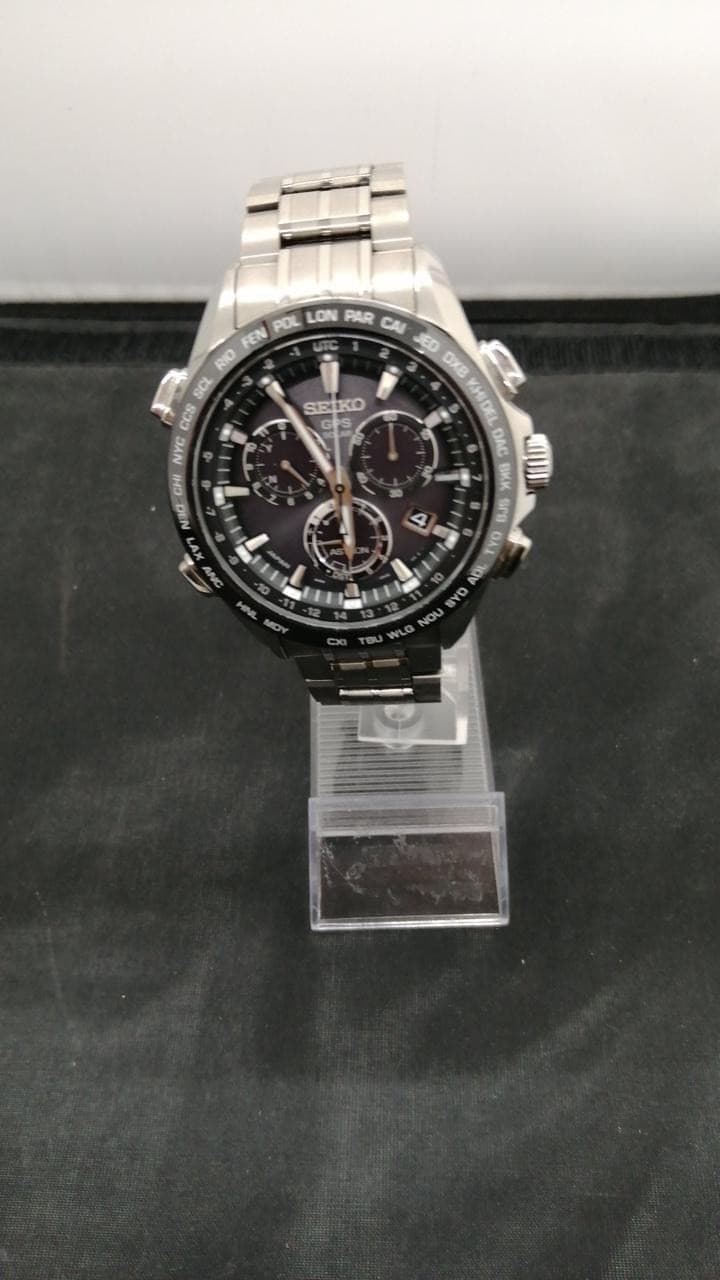 japanSeiko Astron 8X82 GPS Solar Chronograph Titanium Watch 44mm
