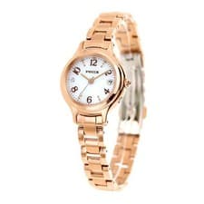 Citizen Wicca SolarTech KS1-961-11 Women Pink Gold Stainless Watch