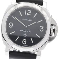 PANERAI Luminor base logo PAM00000 black Dial Hand Winding Men's Watch_951929