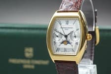 Frederique Constant FC260X3T5/6 Moon Phase 30mm Gold Quartz Men's Watch Box