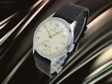 SEIKO Watch Small Seconds SS Patina Diamond Manual Winding Case Diameter 28mm