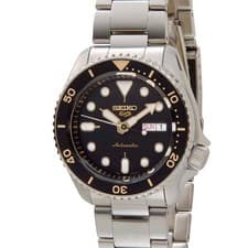 Seiko SRPD57K1 Men's Automatic Watch Black Stainless Steel 10ATM