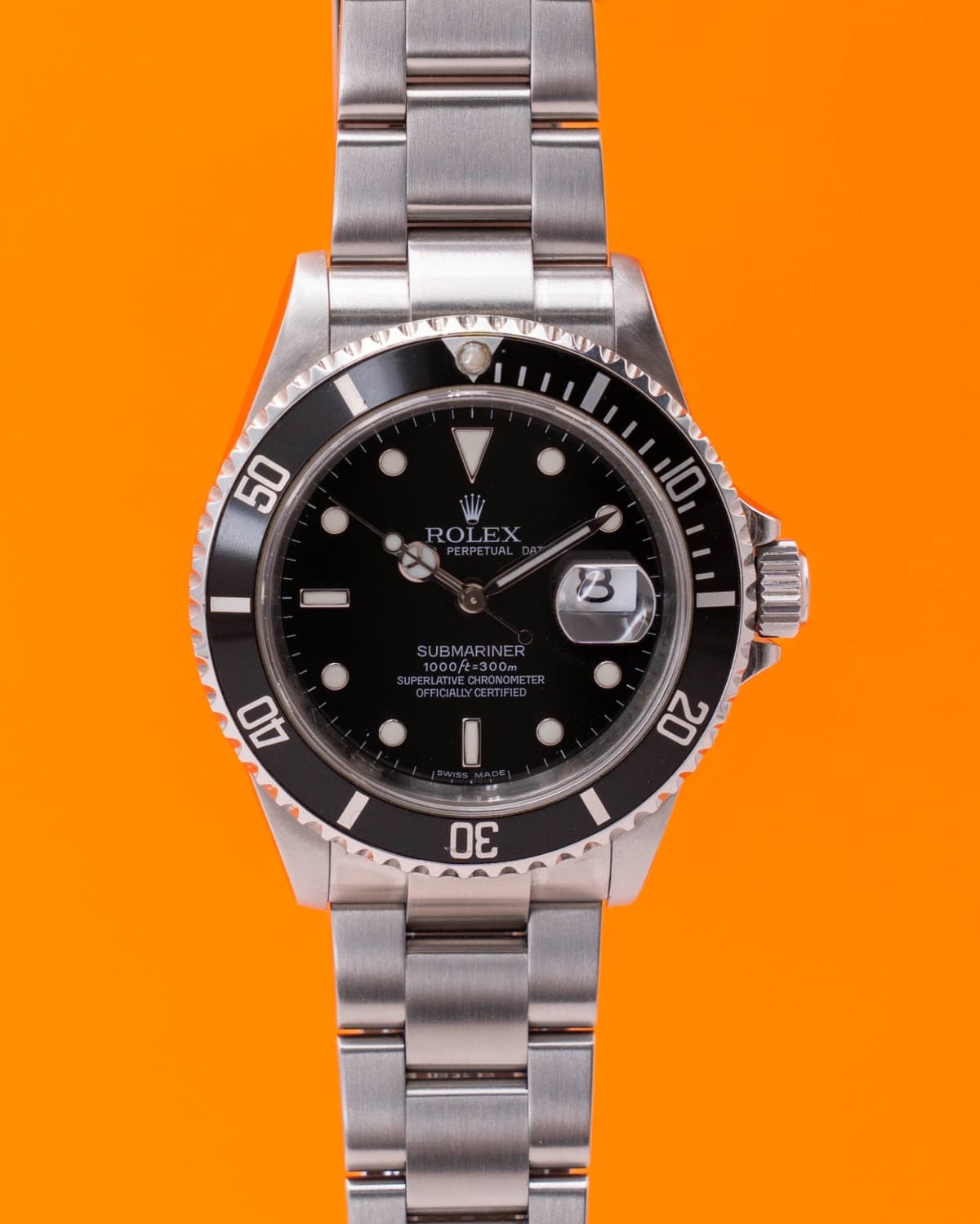 Rolex Submariner Date 40mm 16610 Black Aluminum 2009