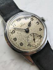 Vintage Omega Military Ref 2531-1 15J  26.5 Mens Watch Keeps Time All Original